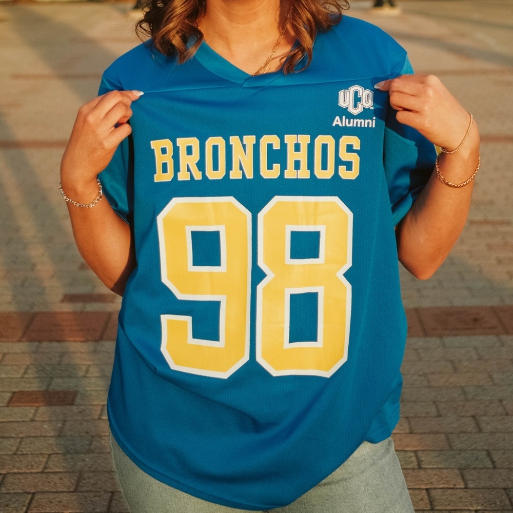 Broncho Alumni Blue and Gold Jersey Roll Chose 98